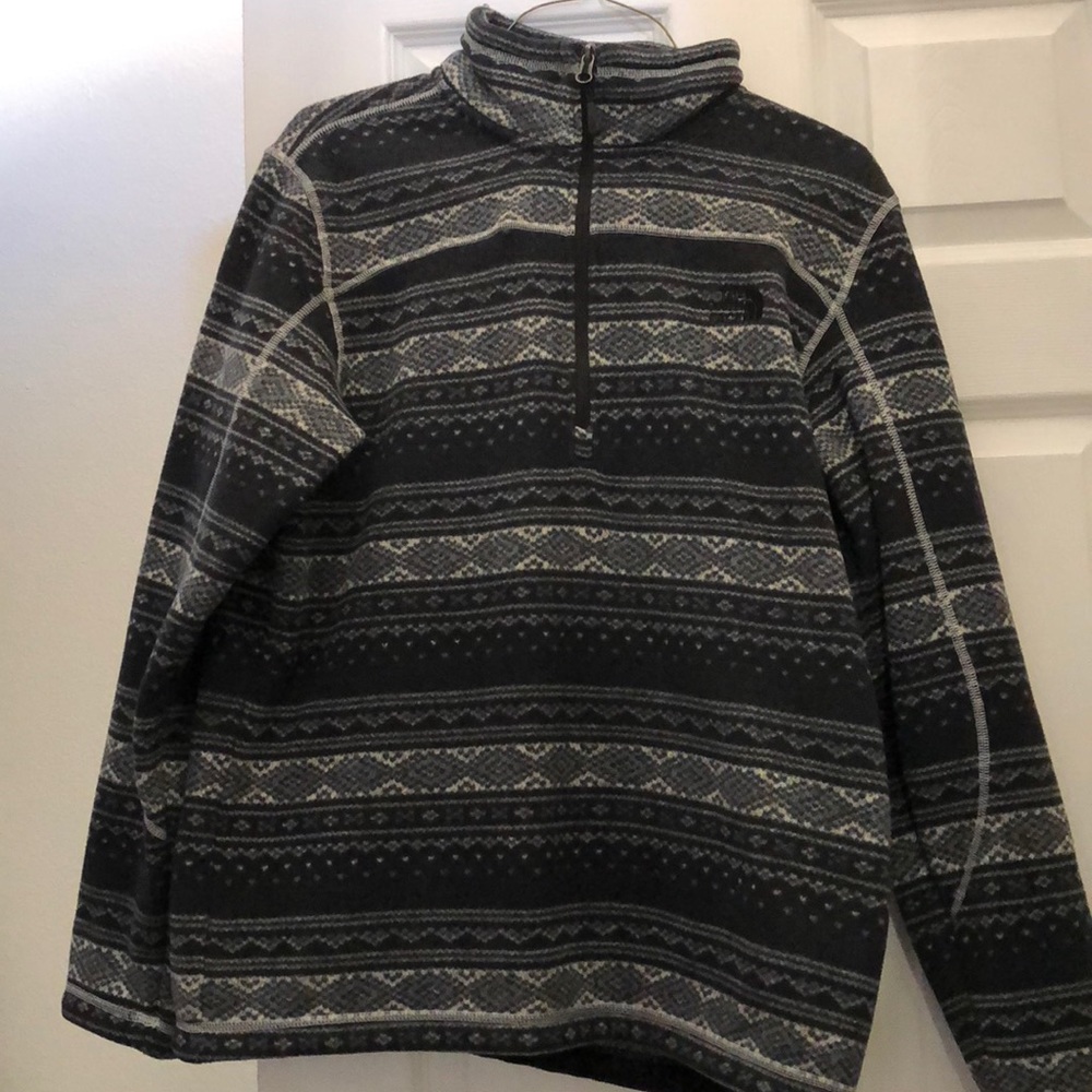 North Face 1/4 Zip Fleece (Rare Pattern)